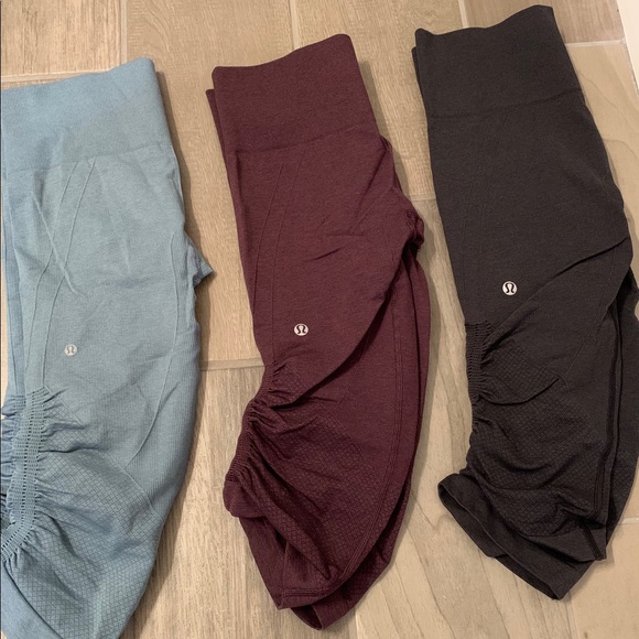 Lululemon In the flow crops - Picture 2 of 6